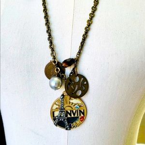 Lanvin Eiffel Tower Pendant Necklace